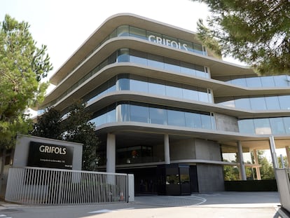 Oficinas de la farmacéutica Grifols en Sant Cugat del Vallès, Cataluña, en octubre de 2017.