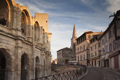 El anfiteatro romano de Arlés (Francia), patrimonio mundial desde 1981.