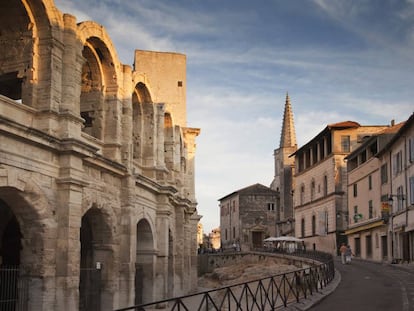 El anfiteatro romano de Arlés (Francia), patrimonio mundial desde 1981. 