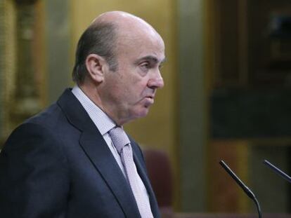 El ministro de Econom&iacute;a, Industria y Competitividad, Luis de Guindos.