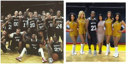 Para el 38 cumpleaños de Kanye West, su esposa, Kim Kardashian, se gastó 110.000 dólares para poder alquilar el estadio Staples Center de Los Angeles Lakers para que el rapero y sus amigos pudieran jugar tranquilamente al baloncesto. Cheer leaders de Los Lakers incluidas.
