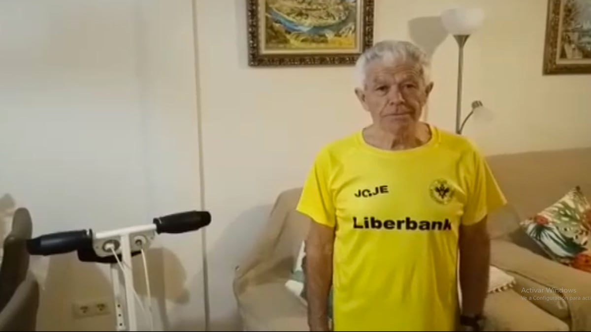 Con 76 años corre 17 km diarios por las habitaciones de su casa de Toledo