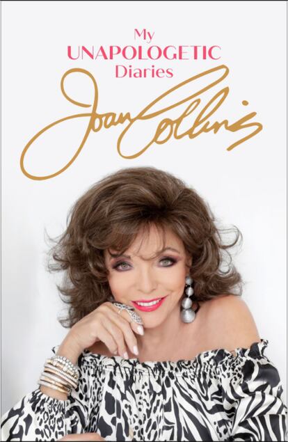 El libro de memorias de Joan Collins, titulado 'My Unapologetic Diaries' y publicado en octubre de 2021.