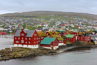 Tinganes, en el puerto de Tórshavn.