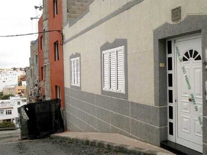 Domicilio de la mujer asesinada en Arucas (Gran Canaria), donde vivía con su marido y su hijo.