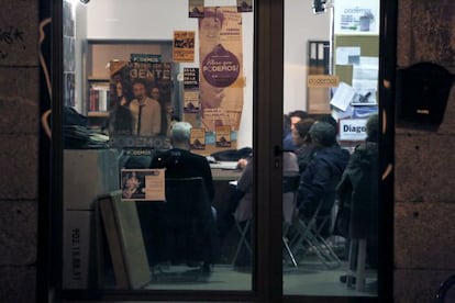 The first headquarters of Podemos, in the Madrid neighborhood of Lavapiés.