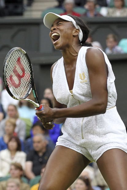 Venus Williams, en su encuentro ante Kimiko Date.