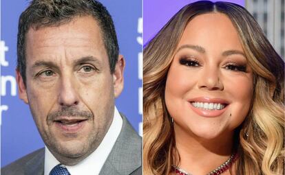 Adam Sandler y Mariah Carey.