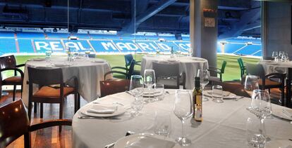 Restaurante de La Máquina en el Estadio Santiago Bernabeu.