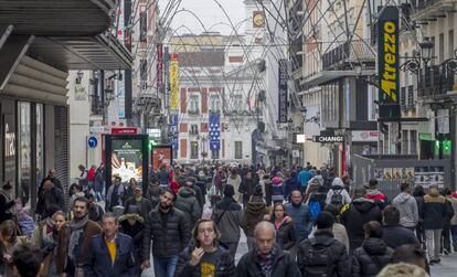 Centro de Madrid, el pasado noviembre.