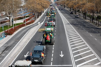 Los tractores vuelven hoy a Madrid en una protesta que aspira a ser masiva y festiva