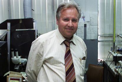 Antonio Barrero en la Escuela Técnica Superior de Málaga.