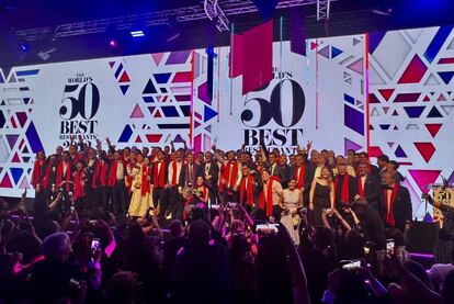 Foto de la entrega de los premios The World's 50 Best.