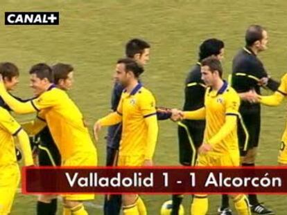 Valladolid, 1 - Alcorcón, 1