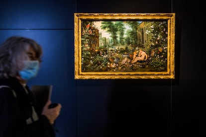 El cuadro 'El Olfato', de Jan Brueghel el Viejo y Rubens, en el Museo del Prado.