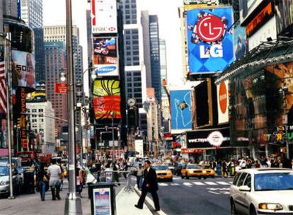 Times Square es uno de los puntos más concurridos de la ciudad