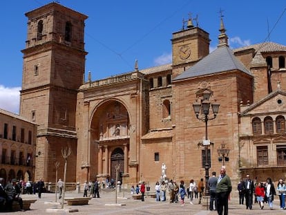 Iglesia de San Andr&eacute;s, en Villanueva de los Infantes (Ciudad Real), donde se encuentran los restos de Quevedo.