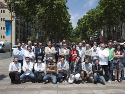 El equipo de &#039;tast a la rambla&#039;.