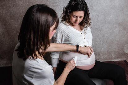 Los cinturones desechables ideados por la 'startup' Treematernity.