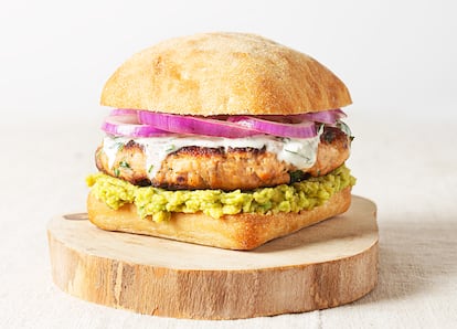 Receta de hamburguesas de salmón