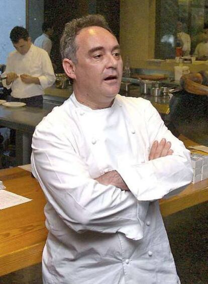 Ferrán Adriá, en El Bulli