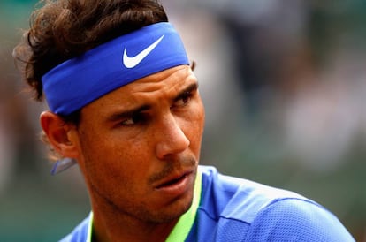 Nadal, durante el partido de cuartos frente a Carre&ntilde;o.