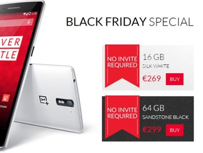 OnePlus One a la venta sin invitación durante 72 horas