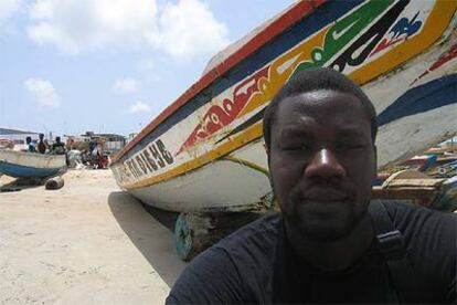 As Tako presidente del Comité Local de la Cruz Roja en Yaraj (Senegal).