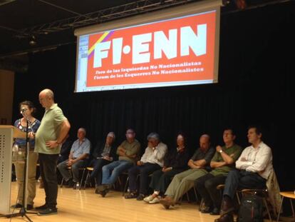 Participants a l'acte del FIENN a La Sedeta.