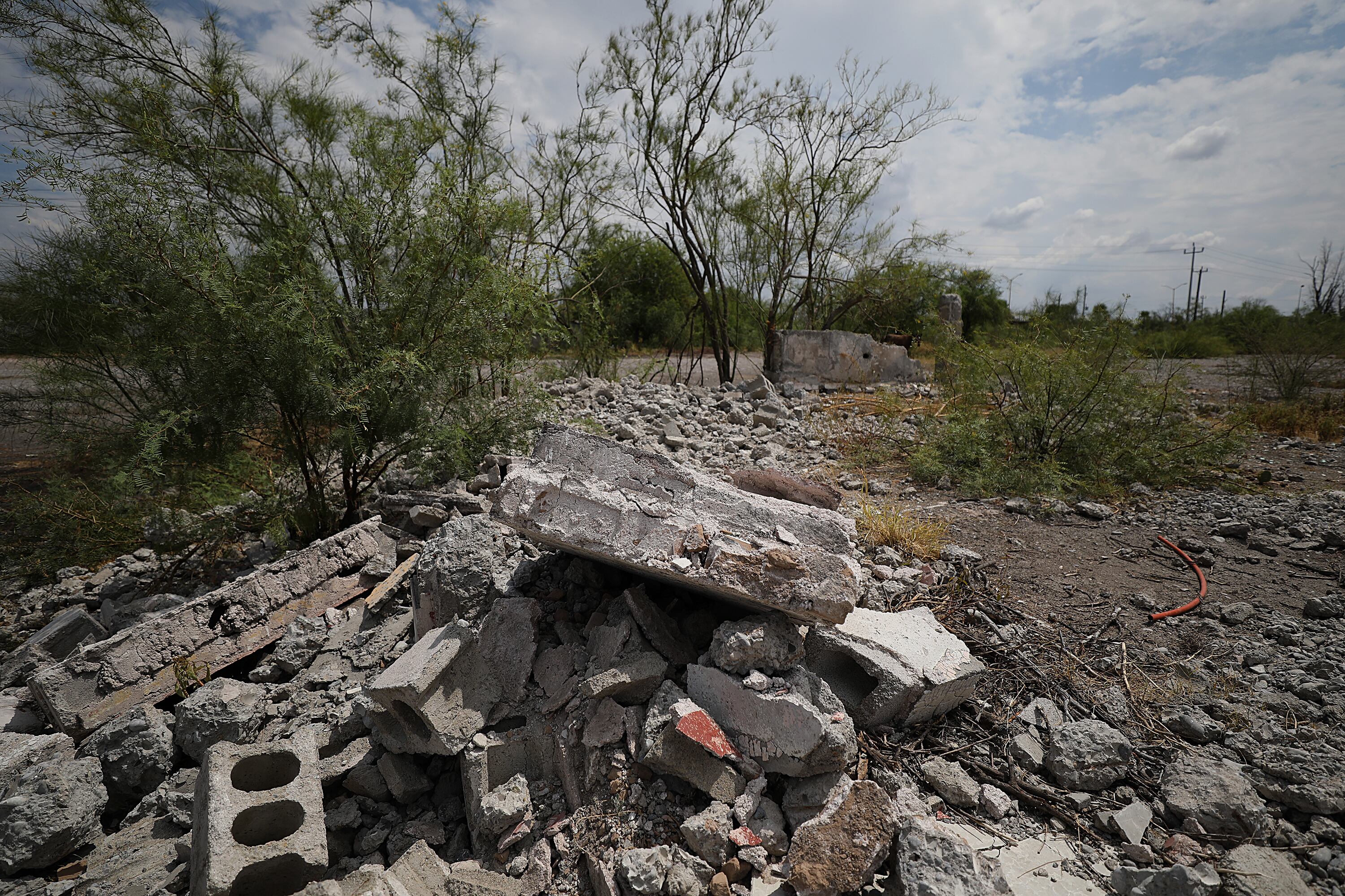 Las ruinas abandonadas de las minas de Guadalupe, donde una explosión de gas mató a 153 mineros en Barroterán, en 1969.