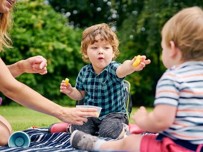 Niños compartir