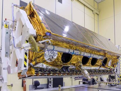 El satélite de observación Paz, que será lanzado a final de año tras varios retrasos.