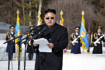 Kim Jong-un, em abril de 2014.