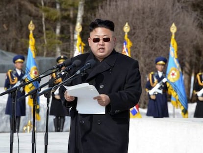 Kim Jong-un, em abril de 2014.