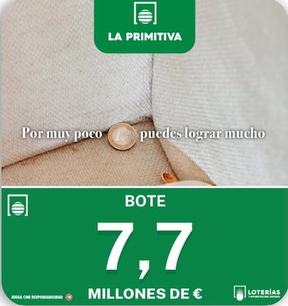 bote la primitiva lunes 8 de septiembre 2025