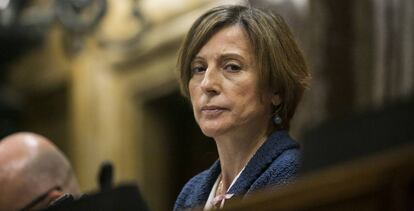 La presidenta del Parlament, Carme Forcadell.