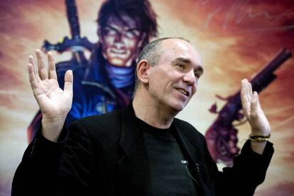 Peter Molyneux, ayer en el Salón del Manga de L&#39;Hospitalet.