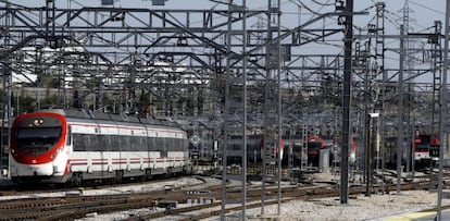 Imagen de la estaci&oacute;n de tren de Chamart&iacute;n.