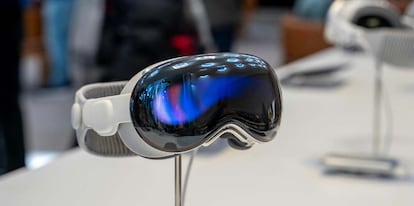 Frontal de las gafas Apple Vision Pro