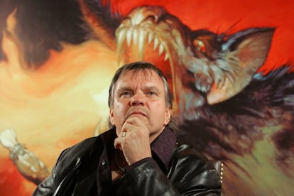 Meat Loaf, durante una rueda de prensa en Hong Kong en 2006. Numerosas estrellas del mundo del espectculo han dado sus condolencias en las redes sociales, como la cantante y actriz Cher, con quien trabaj en 1981.