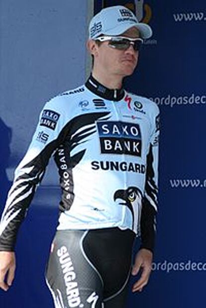 Nyck Nuyens, ciclista del Saxo Bank.