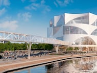 Recreación del futuro Museo de Ciencias de Ontario, a orillas del lago Ontario (Canadá).