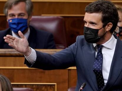 El líder del Partido Popular, Pablo Casado.