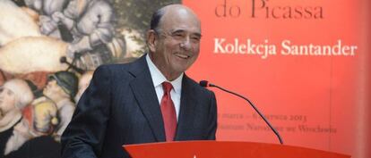 Emilio Bot&iacute;n, presidente del Grupo Santander.