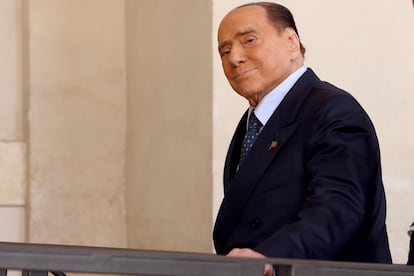 Silvio Berlusconi, líder del partido Forza Italia, el 21 de octubre en Roma.