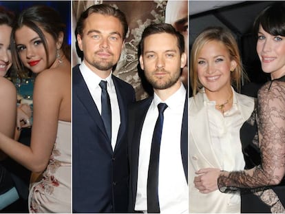 Demi Lovato, Selena Gomez, Leonardo DiCaprio, Tobey Maguire, Kate Hudson y Liv Tyler.