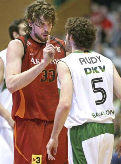 Gasol se encara con Rudy