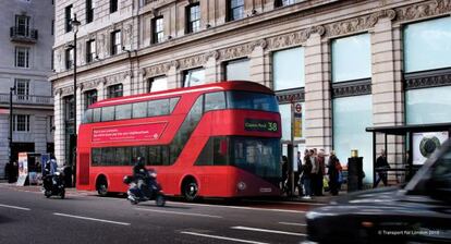 Londres pondr&aacute; en circulaci&oacute;n ocho unidades de un nuevo autob&uacute;s ecol&oacute;gico de dos pisos.