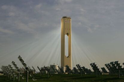 Una de las plantas solares de Abengoa.