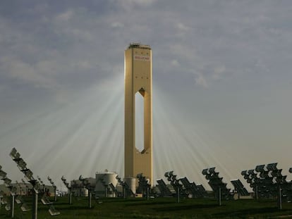 Una de las plantas solares de Abengoa.